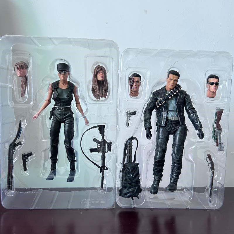 NECA Terminator 2 Tag der Abrechnung T-800 Sarah Connor Arnold Schwarzenegger Actionfigur Modell Spielzeug Sammlung Geburtstagsgeschenk