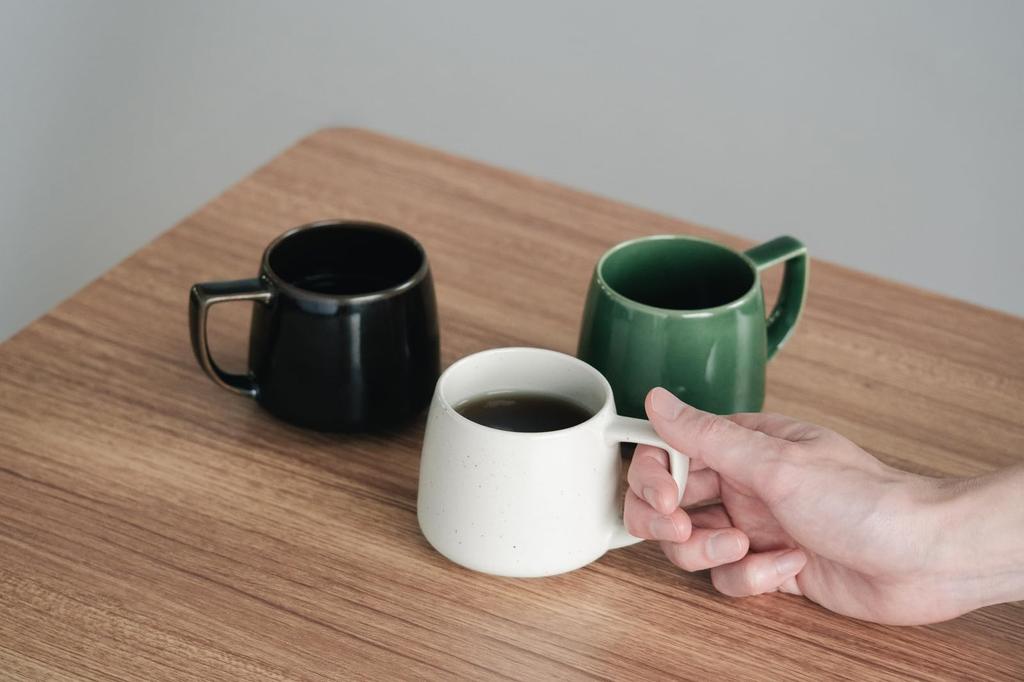 Korres Kiki Mug Mini Mino Made In Microwave and Dishwasher Safe C812GR, Green, 220ml, Ware, Japan,