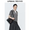 UR Women's Academy Style Faux Two-Piece Short Sleeve Knit Top