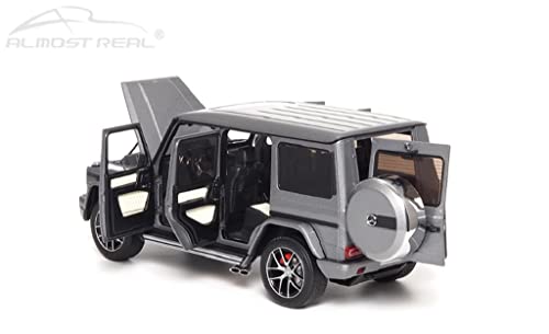 Almost Real Mercedes-AMG G 65 (W463) - 2015 Metallic Grey 1/18 Scale Diecast Model Car 820606