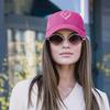 Baseball Cap: Soft Cotton Vintage Washed Design Adjustable Fit - Distressed Look Embroidered Heart for Women Casual Sports Wear