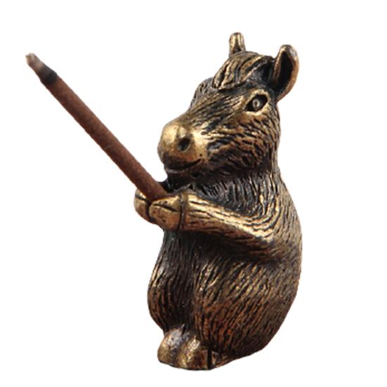 Desk Mini Cute Ornament Sculpture Chinese Zodiac Animal Statue Incense Holder
