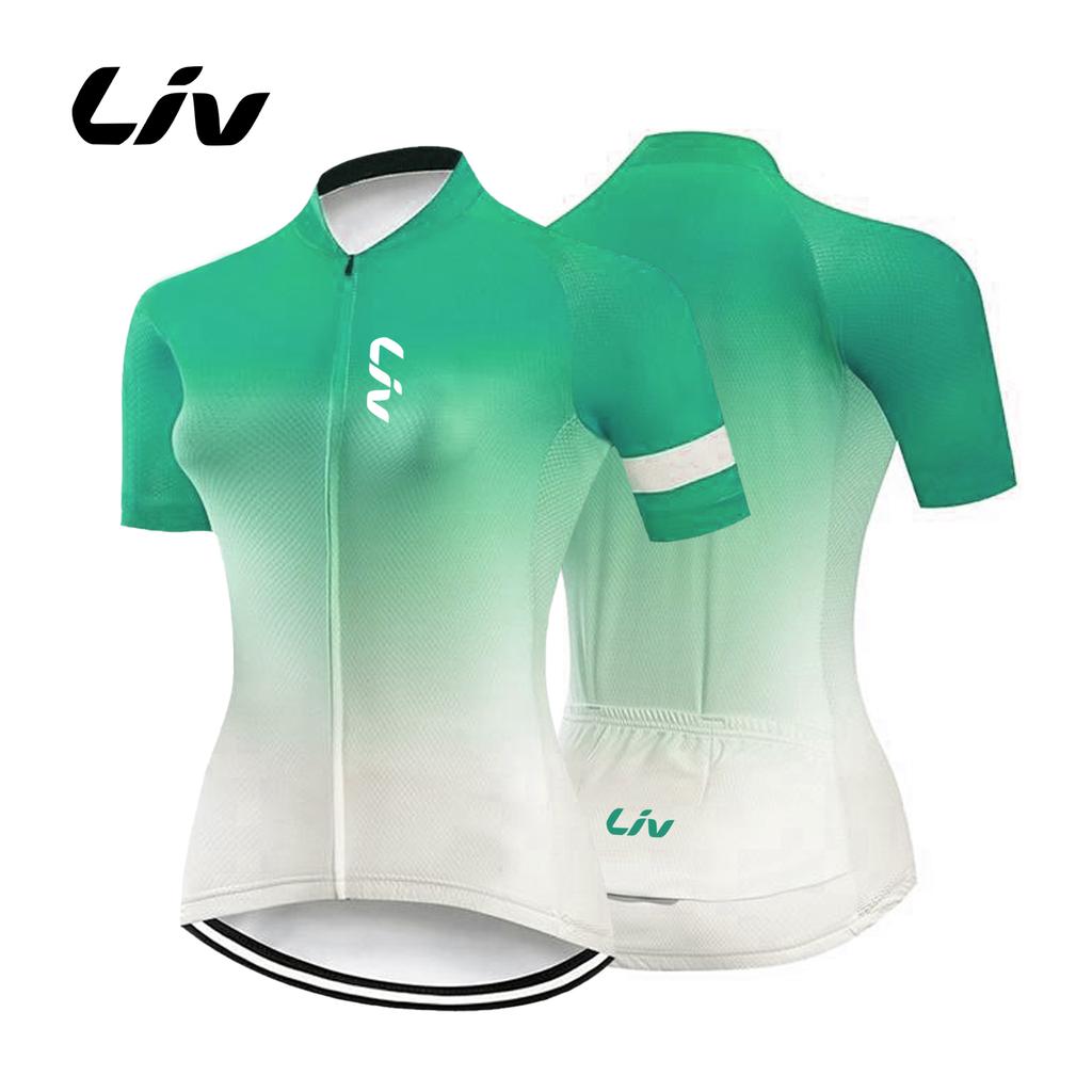 Conjunto de Jersey de Ciclismo de Manga Curta de Verão para Mulher Maillot MTB Ropa Ciclismo Roupa de Bicicleta Respirável Roupa de Ciclismo Bib