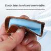 1 Pair Cowhide Latex Height Increase Insoles Breathable High Elastic Shock-Absorbing Insole For Daily Walking Long Standing