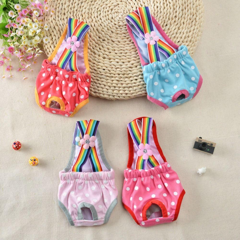 XS~XL Dog Physiological Pants Polyester Dog Menstrual Pants Breathable Puppy Underwear Briefs  Dog