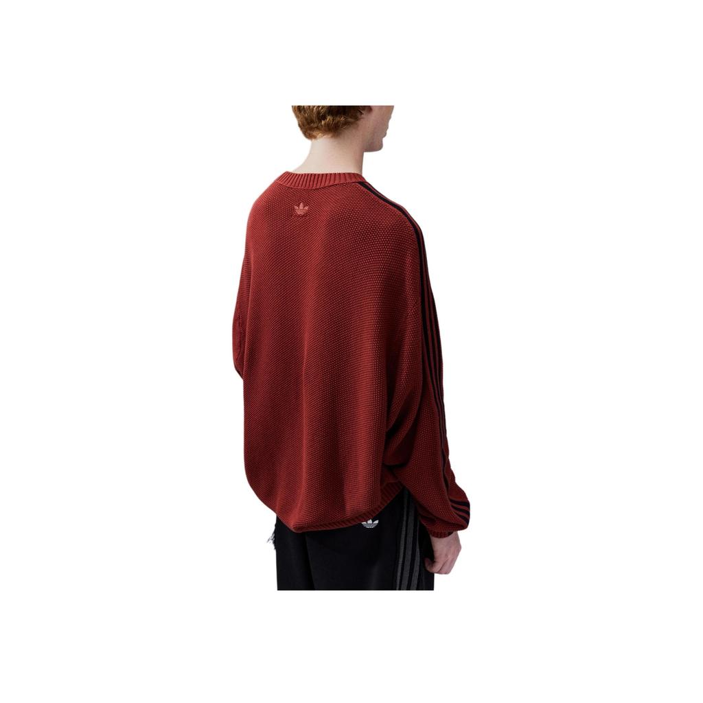 Adidas Originals X Song For The Mute Collaboration Loose Knit Striped Long Sleeve Sweater Unisex Sweater KC0327