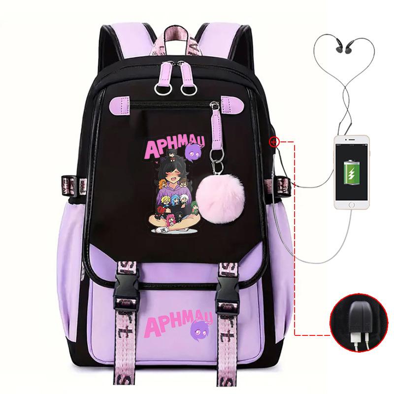 Harajuku Simple And Versatile Junior High School Student Schoolbag Female Lightweight Large-Capacity Junior High School Student Backpack