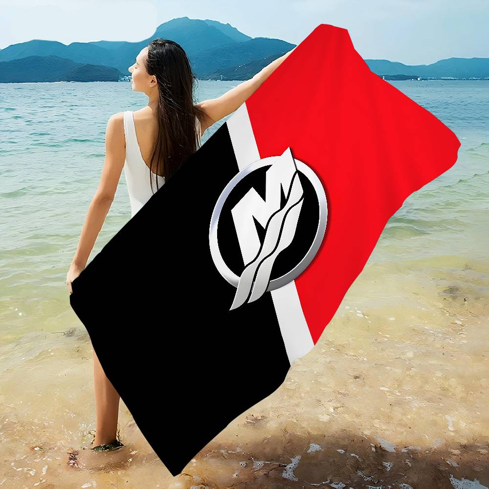 M-Mercury Racing Beach Towel Colorful Bath Towels For Girl Microfiber Quick Dry Sand Free Beach Yoga Spa Gym Pool