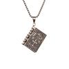 Flip books cross necklaces for Women and men, Gothic style pendants European and American fashion charm chain personalized Jewelry Gift