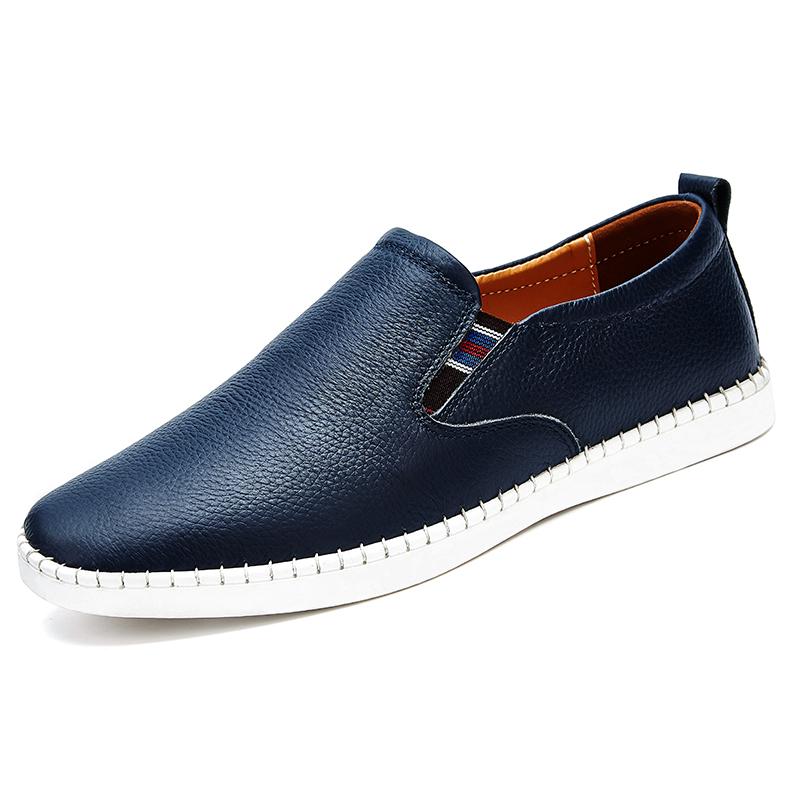 Mode Luxus Handgefertigt Leder Herren Slipper Mode Slip-on Freizeitschuhe für Herren Business Schuhe Mokassins Italienische Laufschuhe Fahrschuhe