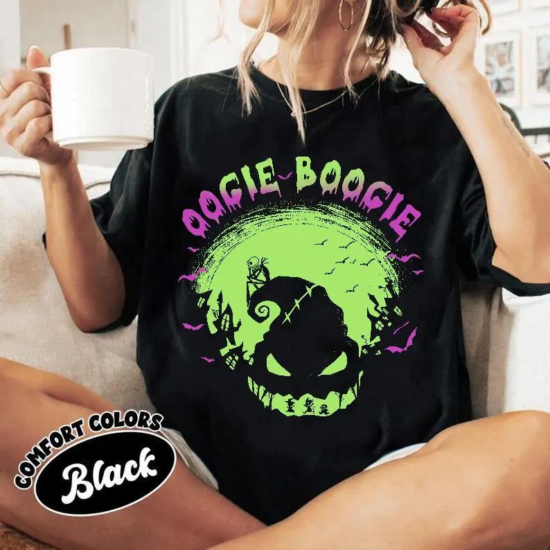 Nightmare Before Christmas Lets Oogie Boogie Shirt Disney Jack and Sally Tee Oogie Boogie Bash S