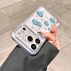 Applicable to iphone17pm blue iPhone case 16pro transparent 15/14 small fresh 13 Apple 12 soft case