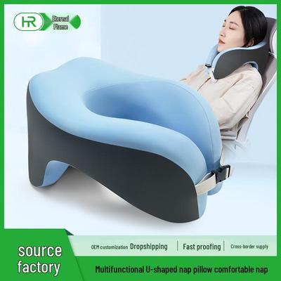 Memory Foam U-förmiges Nickerchenkissen - Büro- & Studenten-Nackenstützkissen