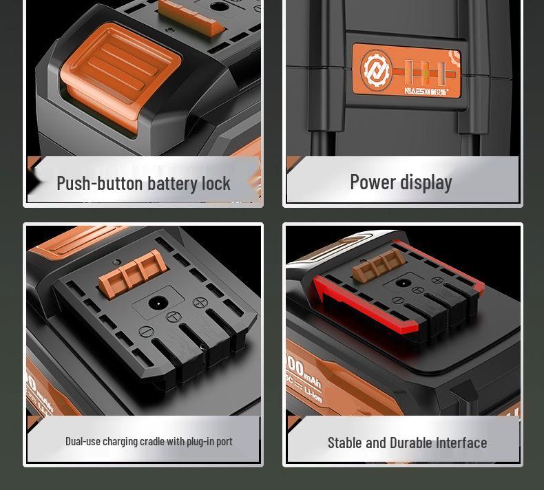 Makita 21V Lithium Battery Hammer Drill & Angle Grinder Combo