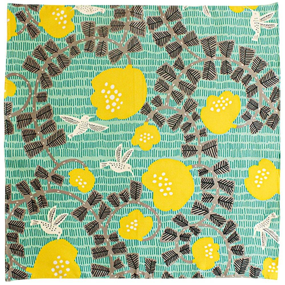 Musubi Kohare Chief 70cm Furoshiki Size - Easy-to-wrap (Hummingbird Green)