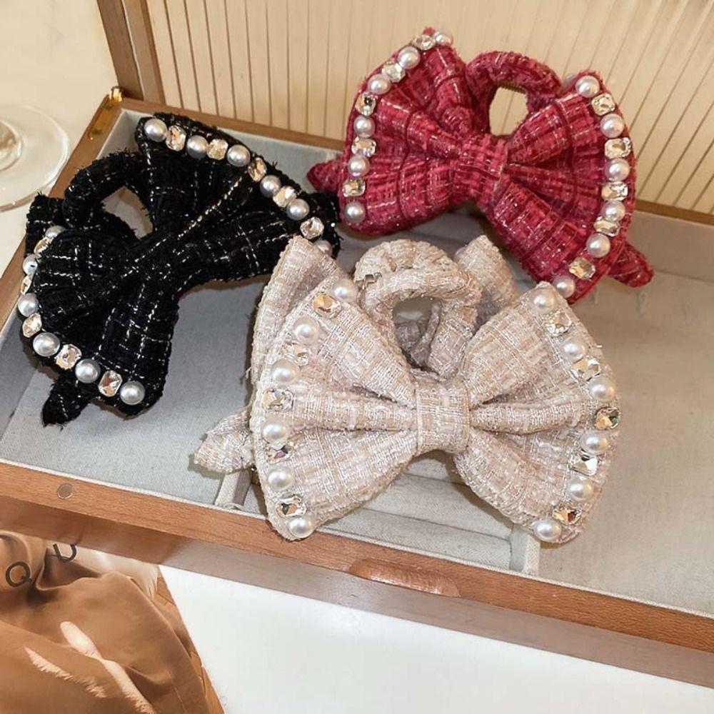 

Головной убор бант жемчужные заколки для волос большой тканевый бант бант жемчужные заколки для волос женские