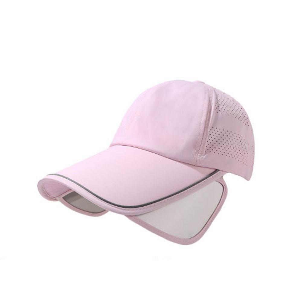 Portable Wide Brim Baseball Hat Quick Dry Sunscreen Sun Hats Retractable Anti-UV Fishing Hat Unisex
