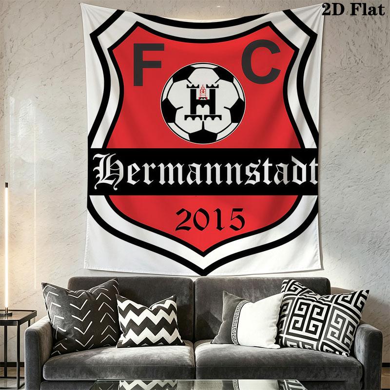 FC Hermannstadt Wall Hanging Printed Fabric Blanket Decorative Tapestries for Bedroom Living Room Home Decor