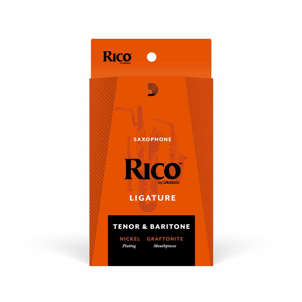 WoodWinds Ligature for Baritone Saxophone Rico by RBS1LN Nickel Plated D'Addario D'Addario D'Addario []