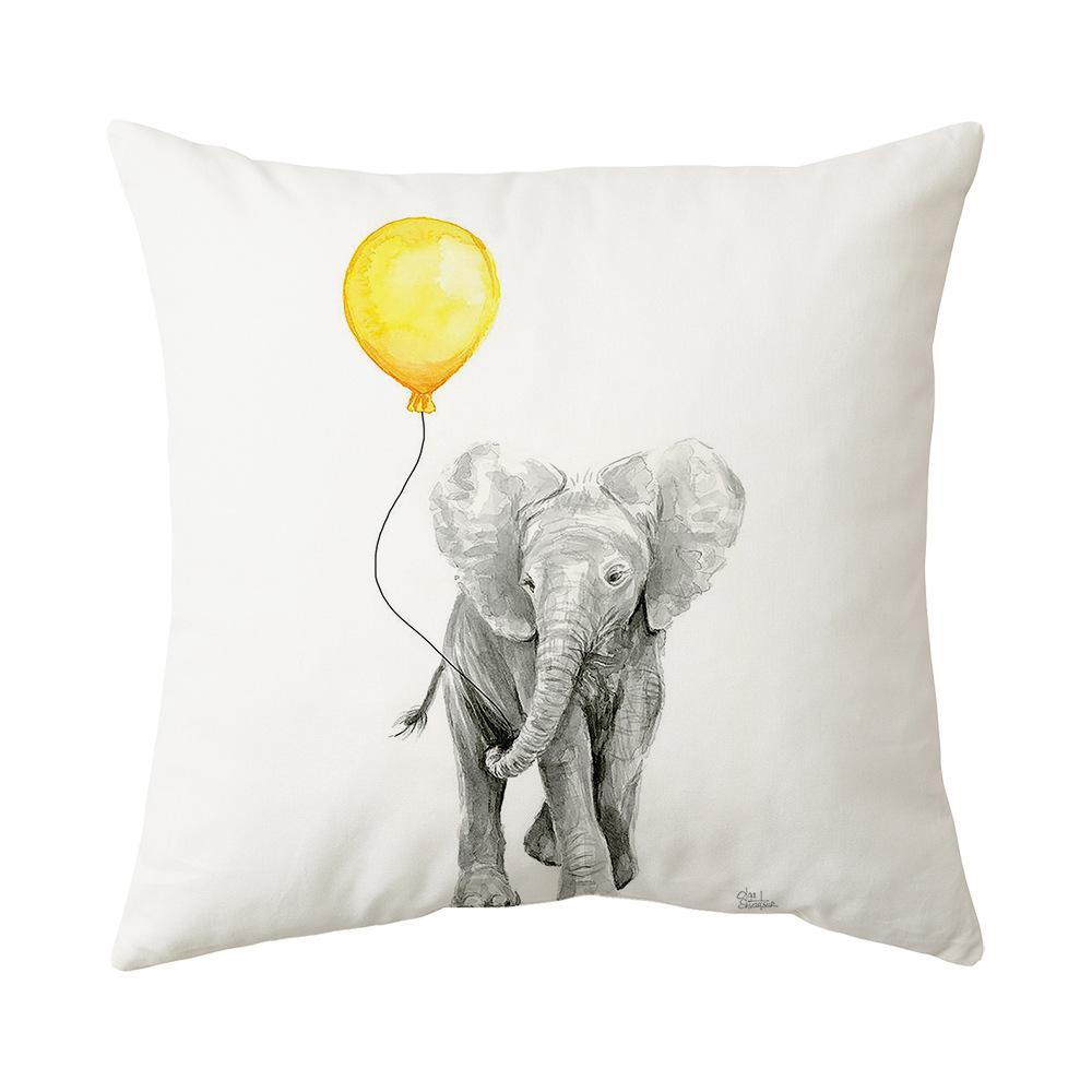 

Новая подушка с принтом «персиковая кожа» желтого цвета, скандинавский свежий стиль для гостиной, наволочка для диванной подушки Super Soft-45cm without core