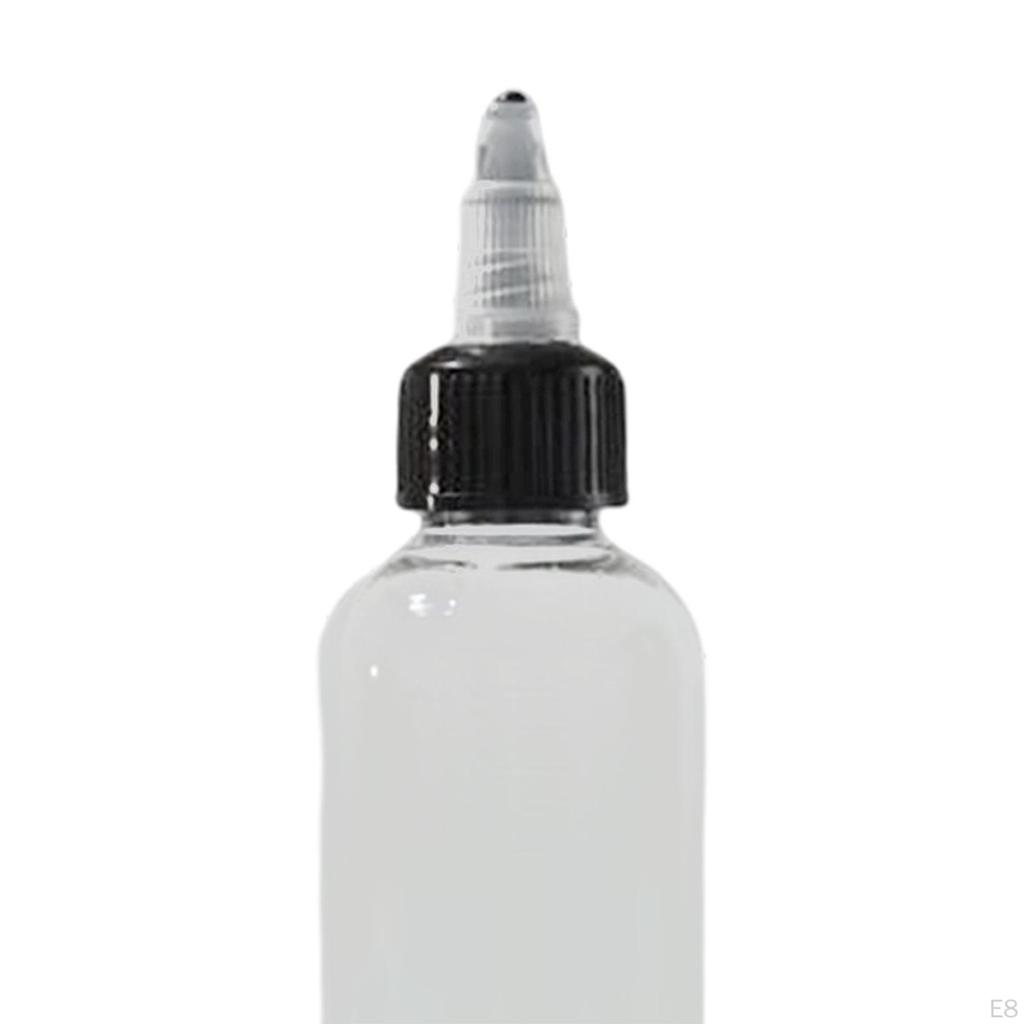 5 Count Sharp Dropper Bottles for Liquids with No Leakage Design