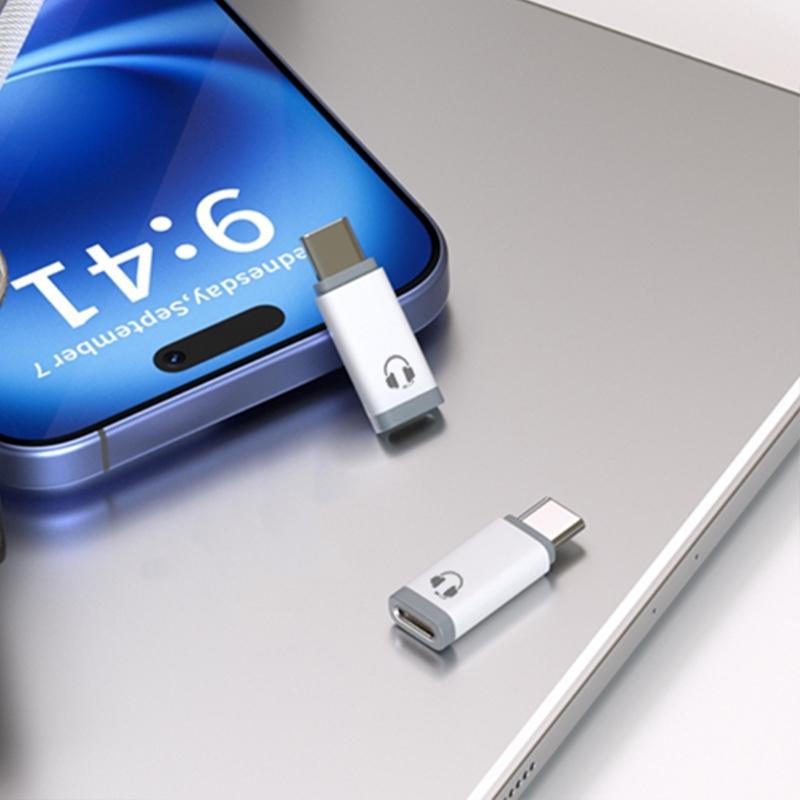 Type  C To Connector  Sound  Adapter In Line Control Sound  Adapter Portable Sound  Adapter Charging Adapter for Phone
