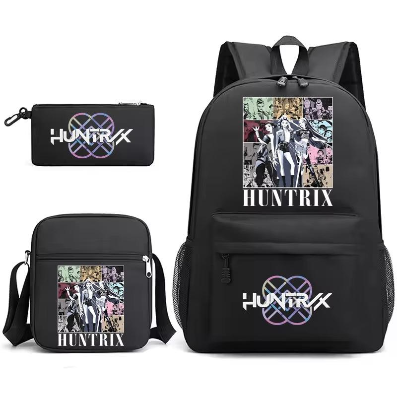 Animation Cartoon Druck Grund- und Sekundarschüler Campus Hoher Wert Schulterrucksack Federtasche Dreiteiliges Set