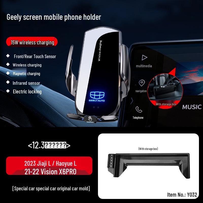 Cool Car Phone Holder for Geely Boyue L, 4th Gen Emgrand S, Xingrui Panda, and MINI
