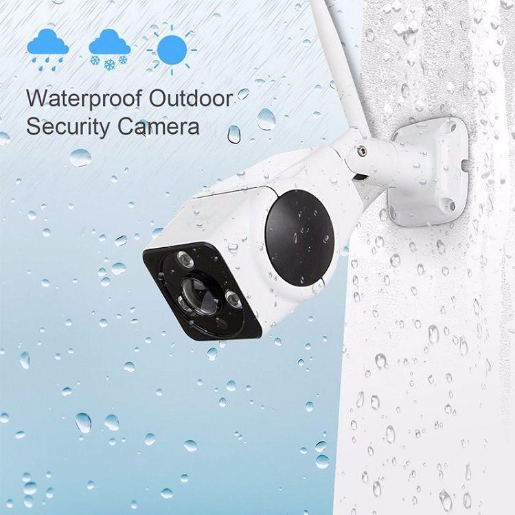 Câmera de Segurança Inteligente HD-IP 4G GSM 2.0 Megapixel Full HD 1920x1080p Infravermelho Wifi