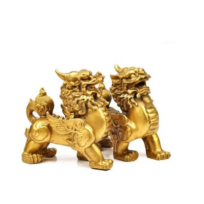 Akcesoria do dekoracji domu Ozdoby Xiupi Zhenzhai Zhaocai Fengshui Imitacja Czystej Miedzi Pixiu Dekoracja Sklep Biuro Rzemiosło Prezenty