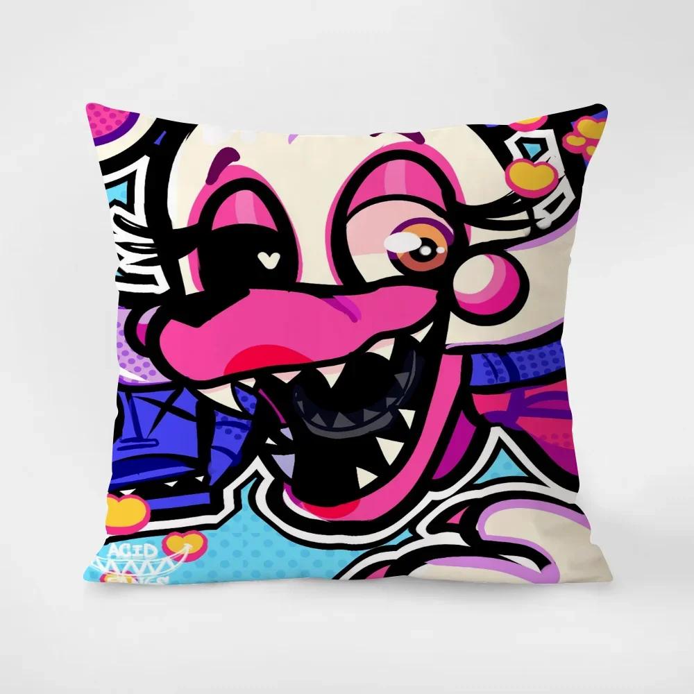 Fnafs Case for Pillow Cover Cushions Pillowcase _ Chair Cushion Lounge Chairs Decorative Pillowcases Duple Printingz,(5)