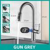 Temperature Digital Display Pull Out Faucet Kitchen Single Handle Kitchen Sink Rotation Mixer Sprayer Hot And Cold Water Taps