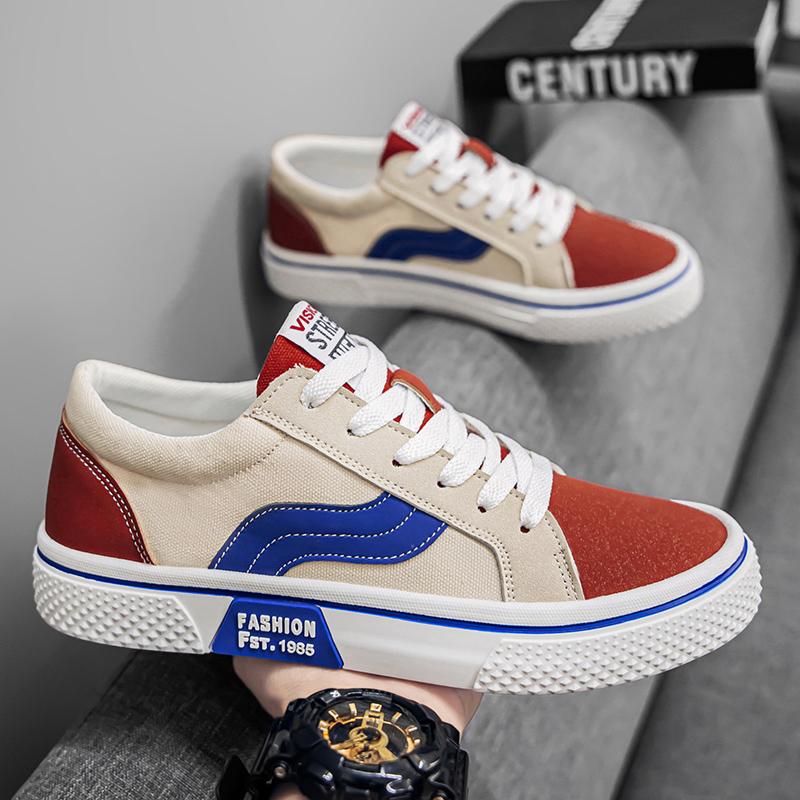 Spring Vintage Board Shoes New Breathable Canva Shoes Mens Trendy Casual Shoes Mens Skateboard Shoes Men