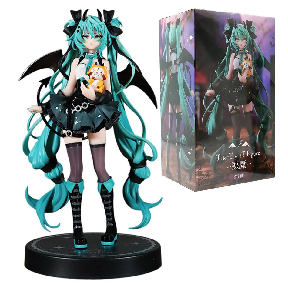 Handmade Devil Hatsune Miku Anime Cat Ear Model Beautiful Girl Pvc Craft Cute Collectible Cat Ear Hat Decoration