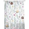 Cartoon Animal Hedgehog Fox Rabbit Green Leaf Netting Sheer Window Drapes for Living Room Bedroom Voile Organza Drapes Drapes