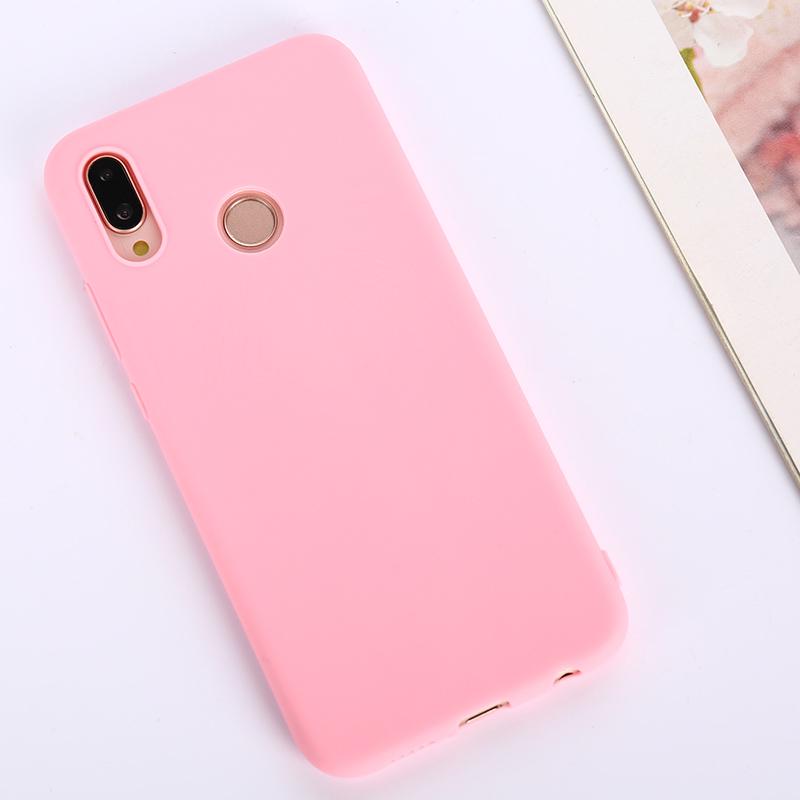 Candy Color Case for Huawei Y6 Y5 Prime 2018 P20 P9 P10 Mate 10 Lite Honor 10 9 Lite 7C 7A Pro 7X 8X P Smart Soft Silicon Cases