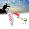 5Pcs Fishing Spoons Lures Sequins Baits Casting Fishing Lures Baits Fishing Lures Spinner Baits Metal Spoon Fish Lures