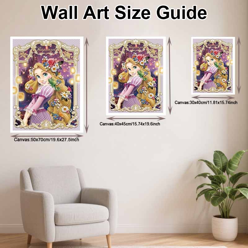 Disney Diamond Painting 5D Handmade DIY Rapunzel Diamond Stickers Home Room Decorations Gifts For Her