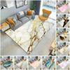 1PC Marble Texture Printed Carpet Rug for Living Room Bedroom Home Sofa Decoration,Non-slip Floor Mat Floor Mat