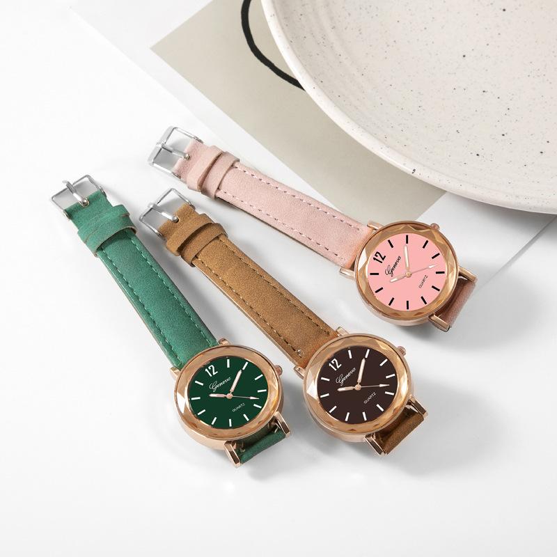 Colorful Lace Candy Color Girl Student Quartz Watch Small Fresh Roman Scale Women's Watch