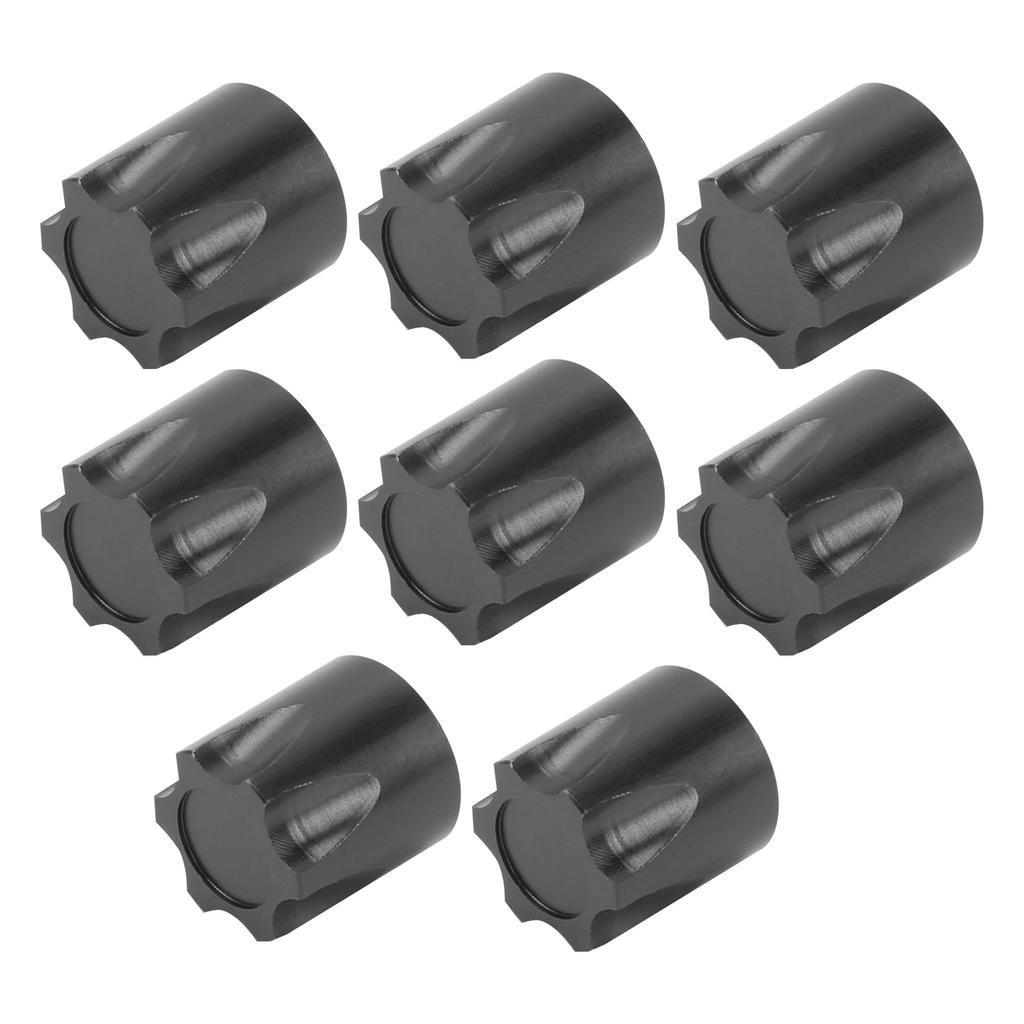 8pcs RC Wheel Rim Center Cap Adapter M4 Nut for Traxxas Hsp Axial Scx10 D90 1 10 RC CarBlack