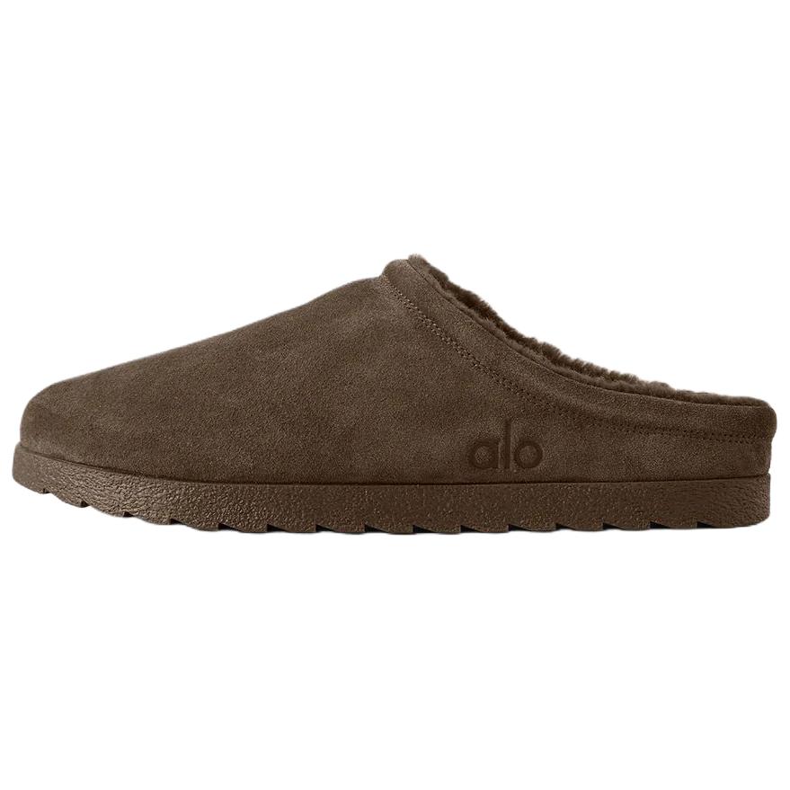 Alo Yoga Recovery Comfortable Fitting Non-Slip Slide Sandals Unisex Footwear Dark-Roast-Brown A0827U-04064