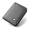 Leather Car Protection Bag Metal Logo Car Key Case For BMW X1 U11 X7 G07 XM G09 i7 7 Series G70 LCI iX I20 U06 G81 M3 Sticker cwdf40