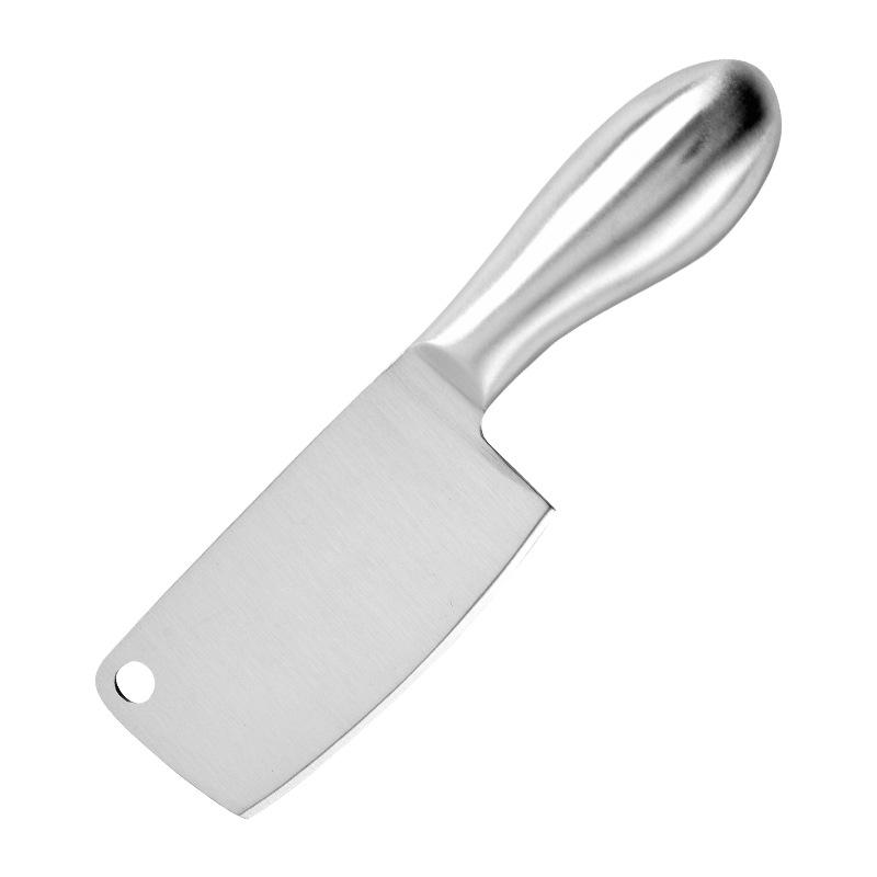 All-Stainless Steel Cheese Knife Set: Hollow Handle with Butter Knife, Pizza Knife, Cheese Fork, Cheesecake Knife and Fork.