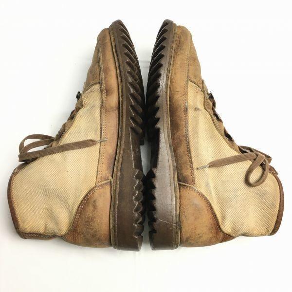 Vintage Paraboot Short Work Boots Brown Size 26.027.0 Vintage Boots Men's(USED)