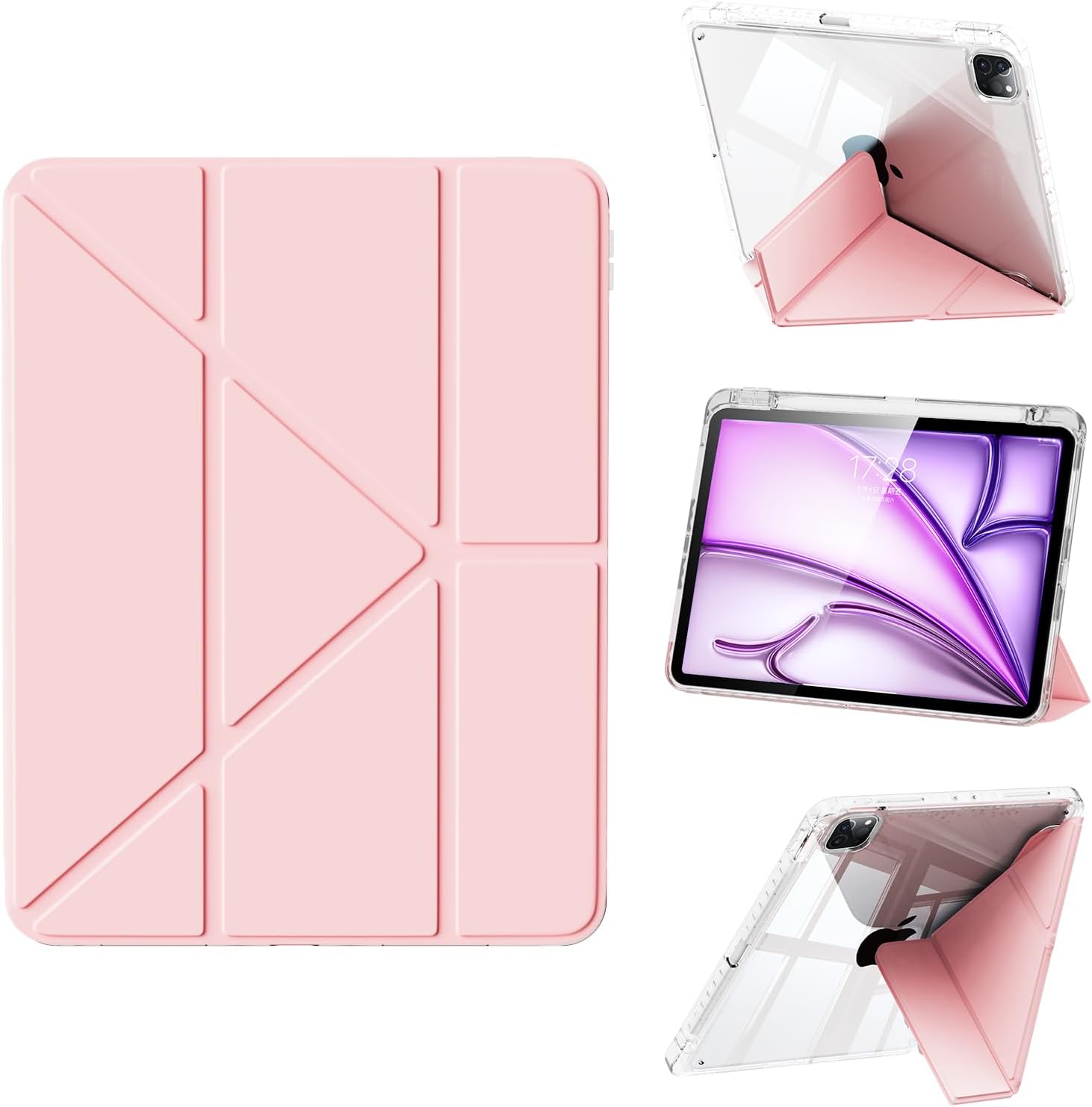 Magnetic case for iPad 11th Generation, 2025 Model (11-inch) розовый