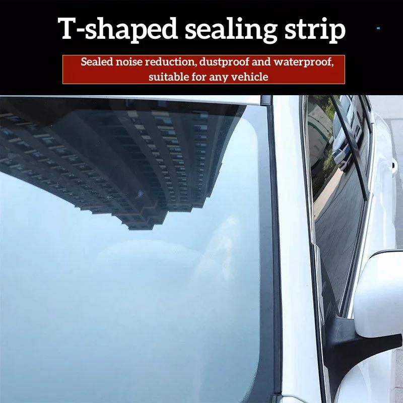 1/2/5M Car Window Seals Edge Sealing Strips Roof Windshield Protector Rubber Sealant Weatherproof Durable Vehicle Accessories