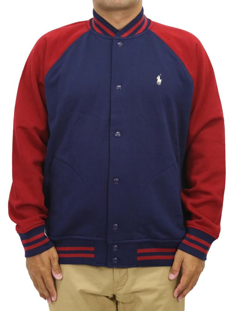 POLO RALPH LAUREN Stadium Size Men's Jacket, 01010076-XXL-NVY/DKRED [Used]