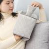 Large Cute Plush Hand Warmer: Explosion-Proof, Thickened Hot Water Bottle with Pocket and Cloth Cover