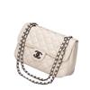 Xiaoxiangfeng Echte Leder Damen Tasche Gitter Kette Neue Modische Vielseitige Schulter Hochwertiges Gefühl Klassische Crossbody
